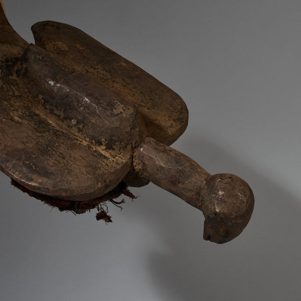 A ROMANTIC BIRD MASK, SENOUFO TRIBE OF BURKINA FASO ( No 2859 )