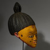 A REFINED ELEGANT COLLECTION GELEDE MASK FROM YORUBA TRIBE NIGERIA W.AFRICA ( No 2860 )