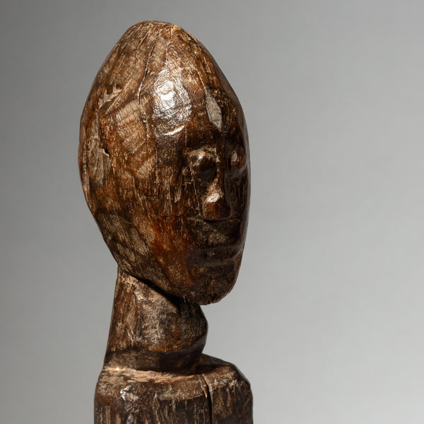 A OLD PATINATED CUBIST DOGON ALTAR FIGURE FROM MALI ( No 4400 )