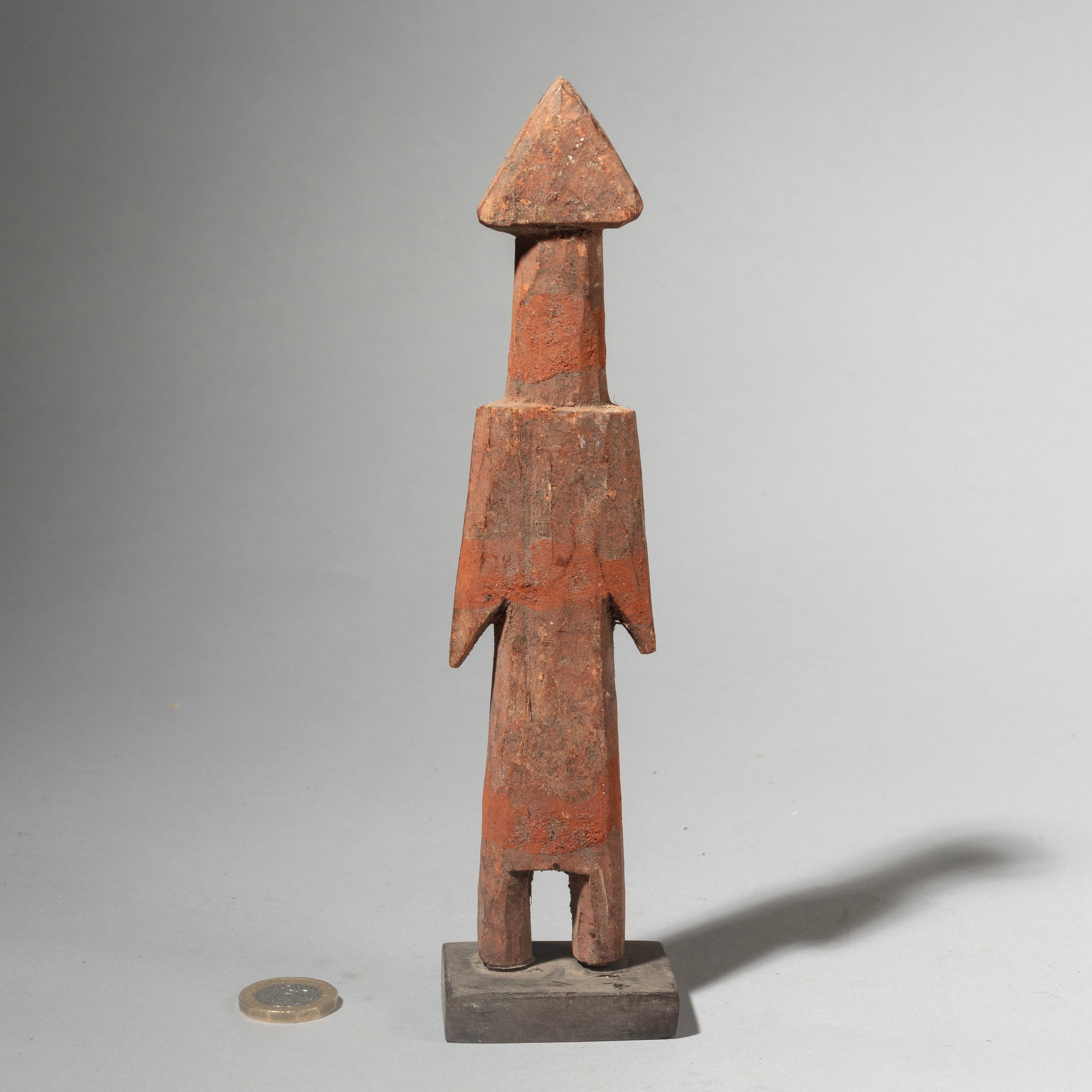 A STYLISED ANCESTOR FIGURE, ADAN TRIBE GHANA ( No 4394 )