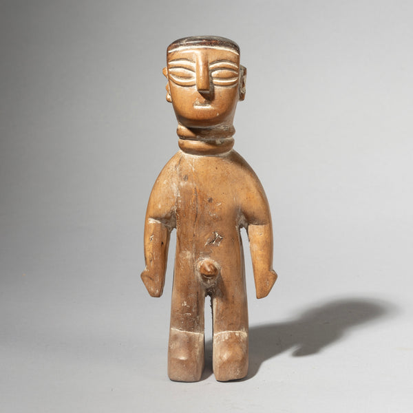 A CEREMONIALLY CARED FOR VENAVI TWIN DOLL, EWE TRIBE OF GHANA W.AFRICA ( No 4389 )