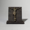 A BRONZE CAST JESUS ON STAND FROM NORTH AFRICA  (No 4439 )