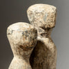 A ROMANTIC PAIR OF EWE TRIBE ALTAR FIGURES ( No 4379 )