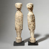 A ROMANTIC PAIR OF EWE TRIBE ALTAR FIGURES ( No 4379 )