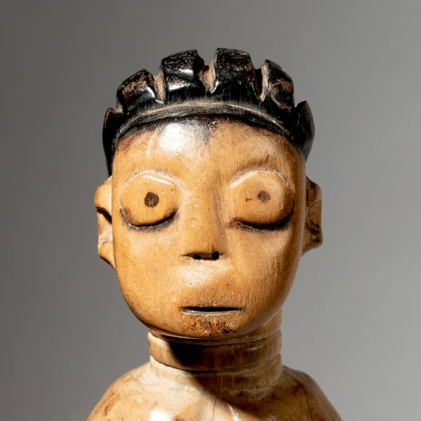 A GLOSSILY PATINATED EWE VENAVI WITH WORN FACE FROM HANDLING( No 4391 )