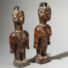 AN AWESOME PAIR OF  VENAVI TWIN DOLLS, EWE TRIBE OF GHANA ( No 4428 )
