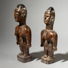 AN AWESOME PAIR OF  VENAVI TWIN DOLLS, EWE TRIBE OF GHANA ( No 4428 )