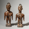 AN AWESOME PAIR OF  VENAVI TWIN DOLLS, EWE TRIBE OF GHANA ( No 4428 )