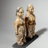 A MAGNETIC PAIR OF EWE TRIBE POWER FIGURES ( No 4377)