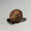 AN ANTIQUE OGBONI BRONZE BUST , YORUBA TRIBE NIGERIA W AFRICA (No 4437 )