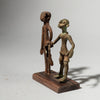 A DETAILED FON TRIBE BRONZE ASSEMBLAGE , BENIN ( No 4374 )
