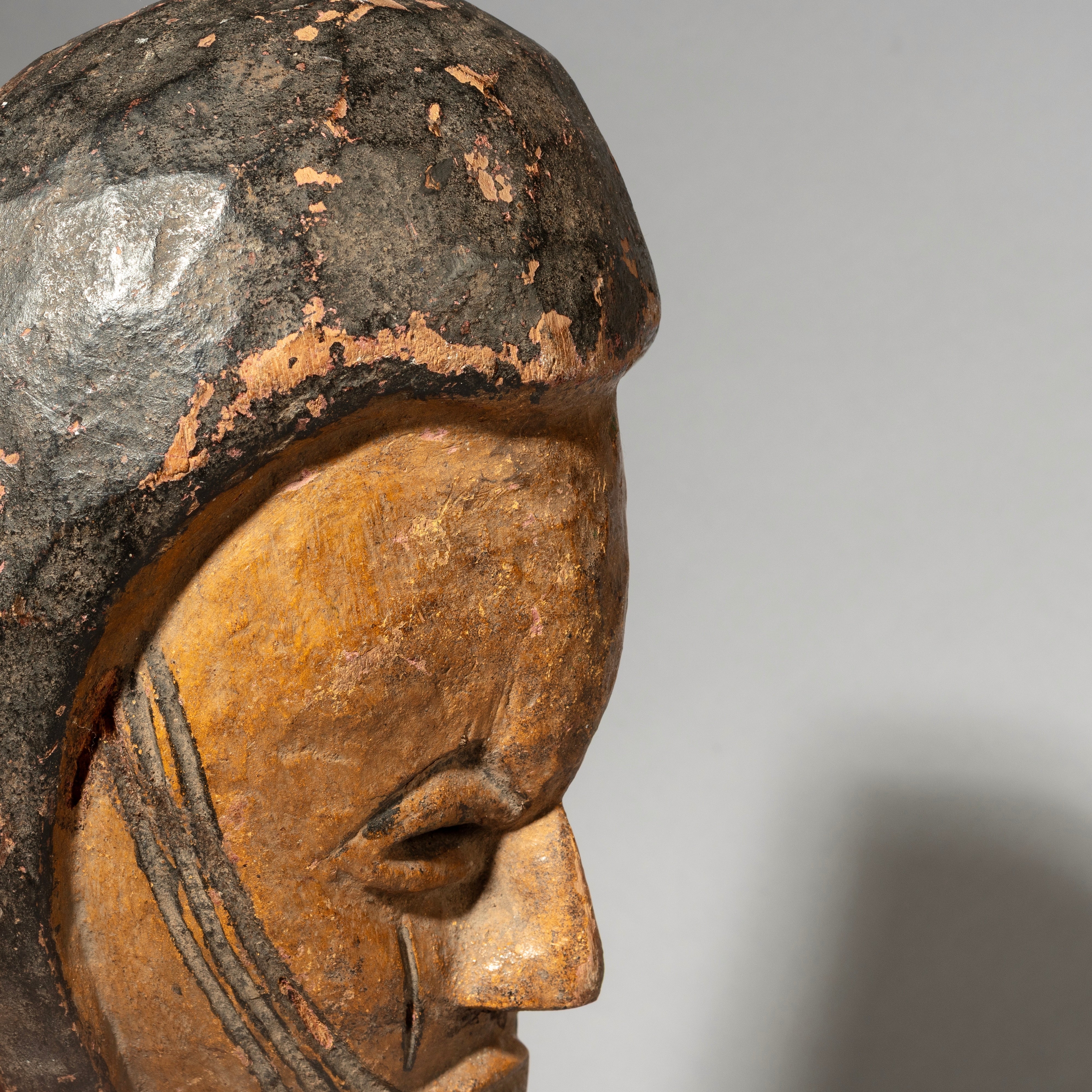 A RESONANT CEREMONIAL MASK FROM THE IGBO TRIBE OF NIGERIA  (No 4443 )