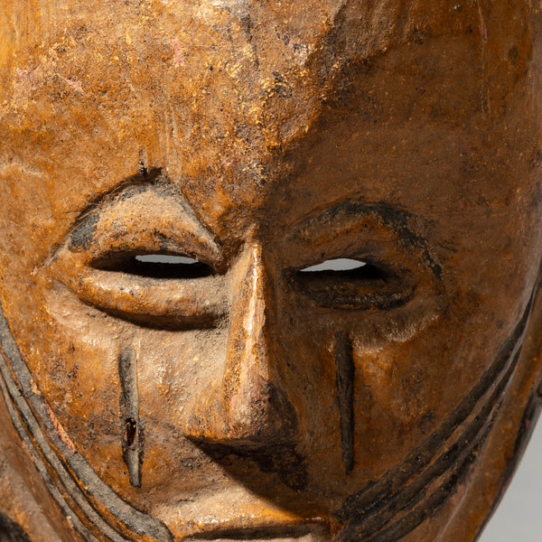 A RESONANT CEREMONIAL MASK FROM THE IGBO TRIBE OF NIGERIA  (No 4443 )