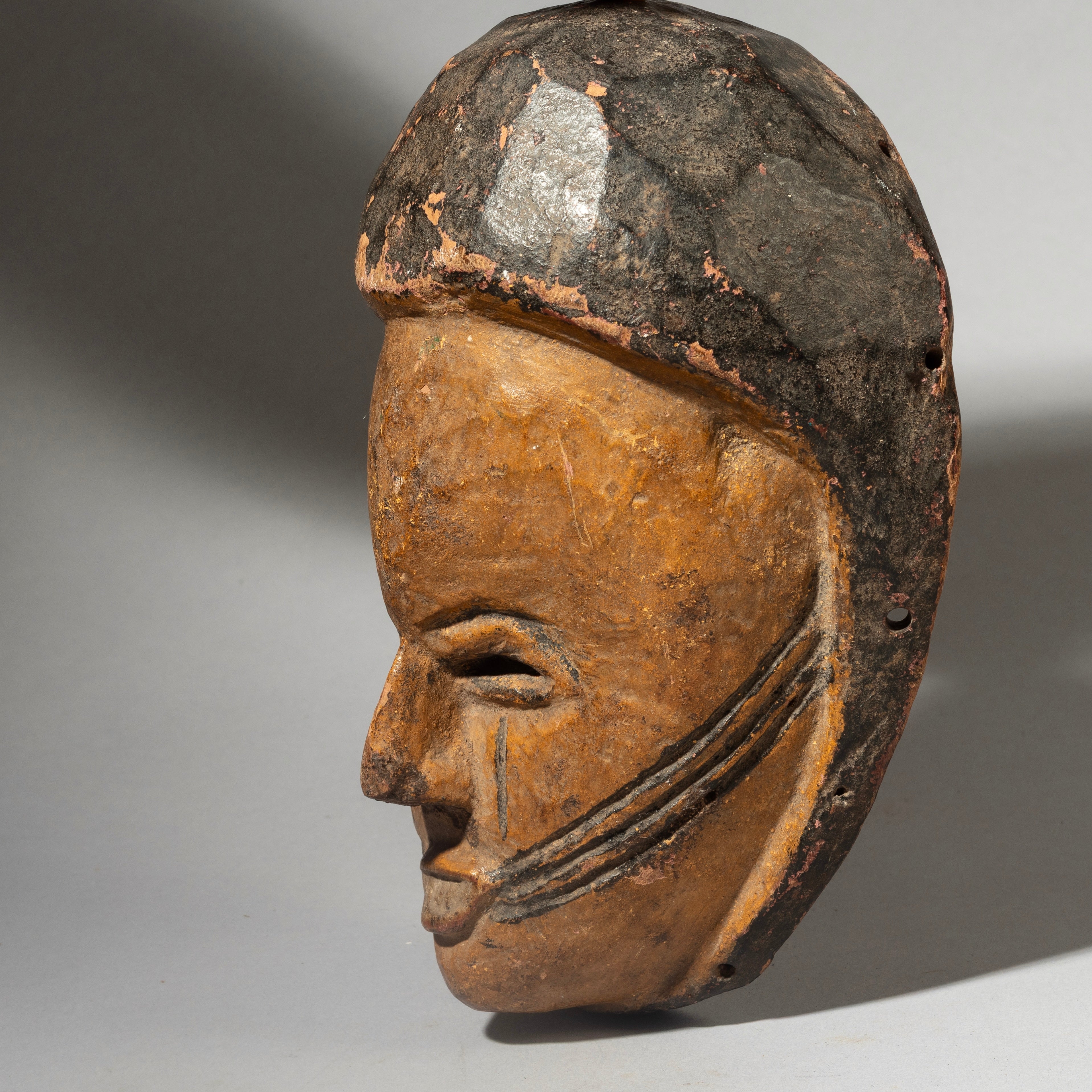 A RESONANT CEREMONIAL MASK FROM THE IGBO TRIBE OF NIGERIA  (No 4443 )