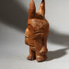 A SCULPTURAL BAULE BUFFALO PASSPORT MASK FROM THE IVORY COAST W AFRICA ( No 4445 )
