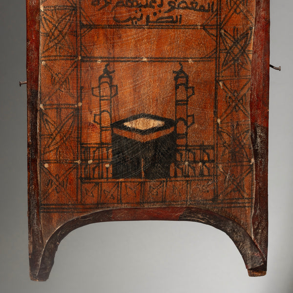 A MAGIC SQUARE WRITING BOARD FROM HAUSA TRIBE NIGERIA ( No 4385 )