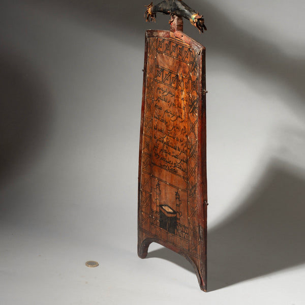 A MAGIC SQUARE WRITING BOARD FROM HAUSA TRIBE NIGERIA ( No 4385 )