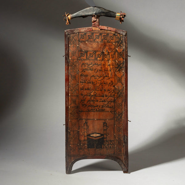 A MAGIC SQUARE WRITING BOARD FROM HAUSA TRIBE NIGERIA ( No 4385 )