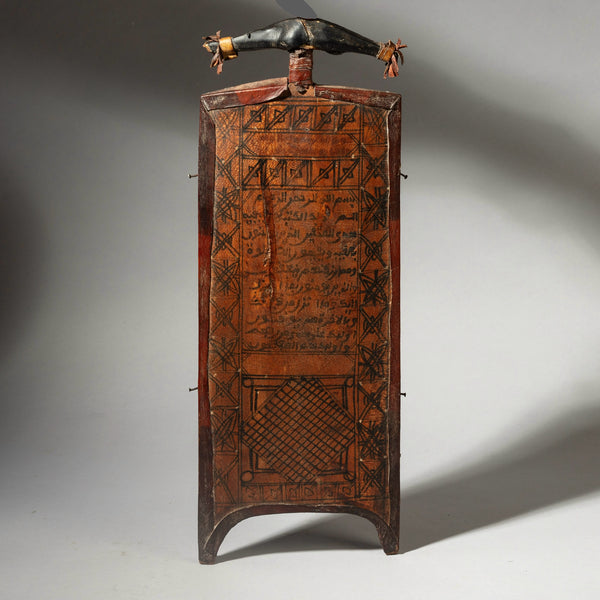 A MAGIC SQUARE WRITING BOARD FROM HAUSA TRIBE NIGERIA ( No 4385 )