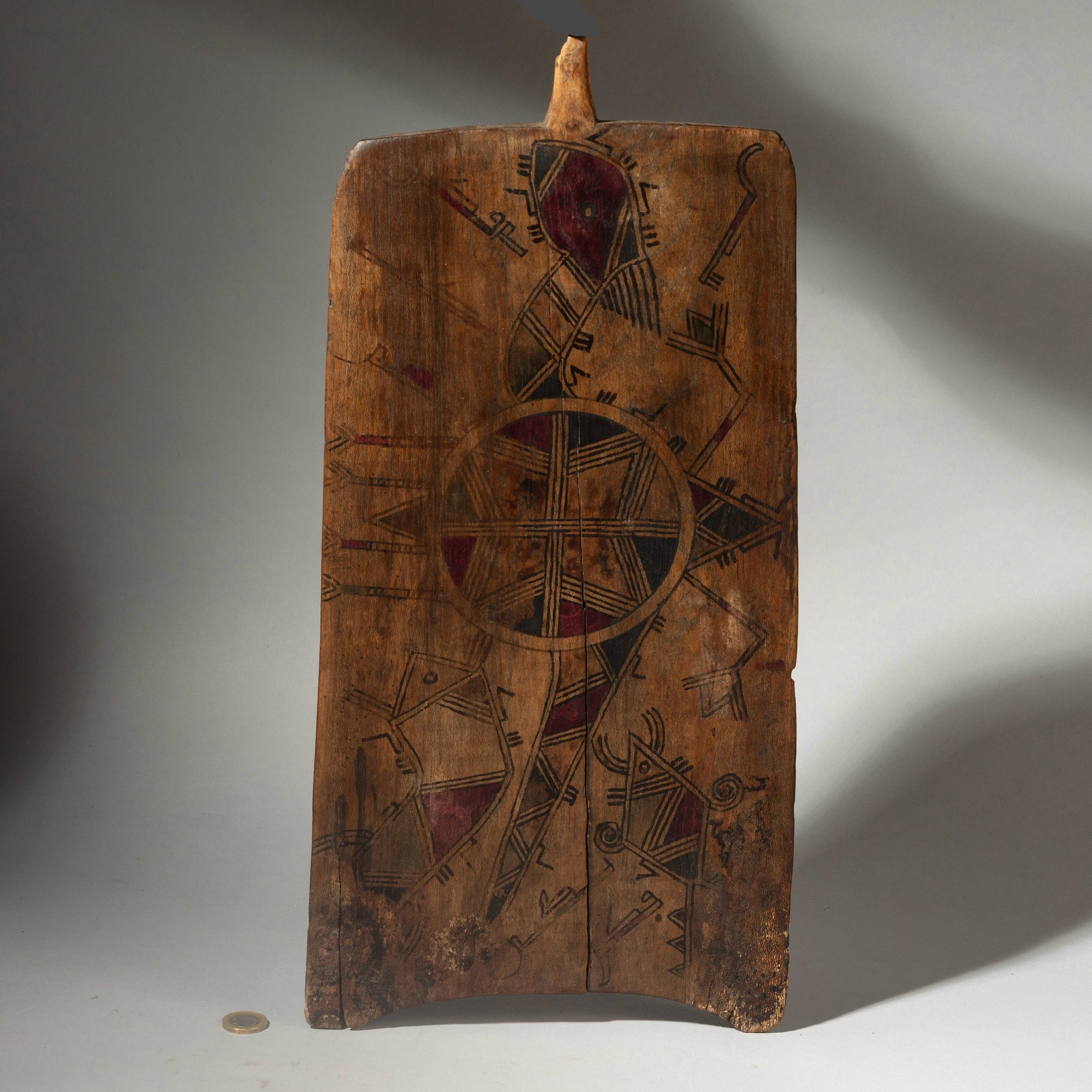 A WELL WORN MAGIC WRITING BOARD HAUSA TRIBE [ No 4450]