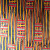 AN INTRICATELY WOVEN GOLDEN WOMANS CLOTH, EWE TRIBE GHANA ( No 4435 )