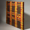 AN IMPACTFUL  MOUNTED   TEXTILE, ASHANTI  TRIBE  ( No 4413 )