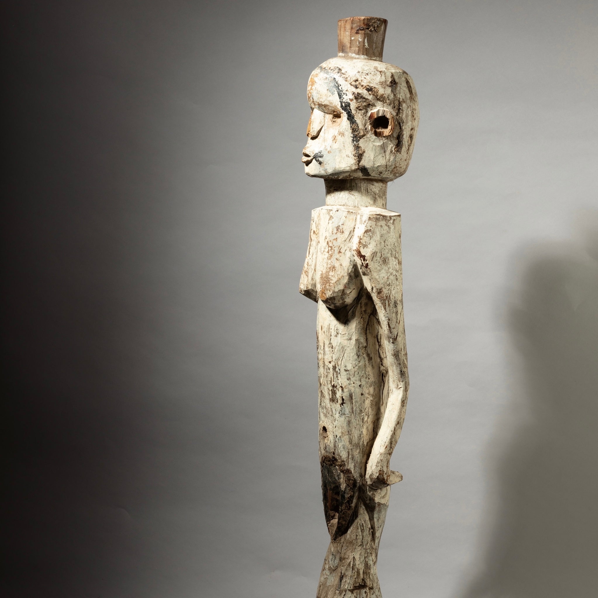 A LARGE 130CM TIV SCULPTURE FROM NIGERIA EX UK COLLECTION [ No 4452]