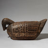 A RARE KOLA NUT CONTAINER IN THE FORM OF A BIRD, YORUBA TRIBE NIGERIA ( No 4536 )