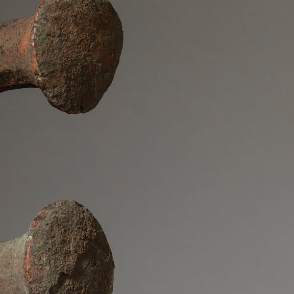 A HEAVY COPPER ANKLET CURRENCY, YORUBA TRIBE OF NIGERIA ( No 4474 )