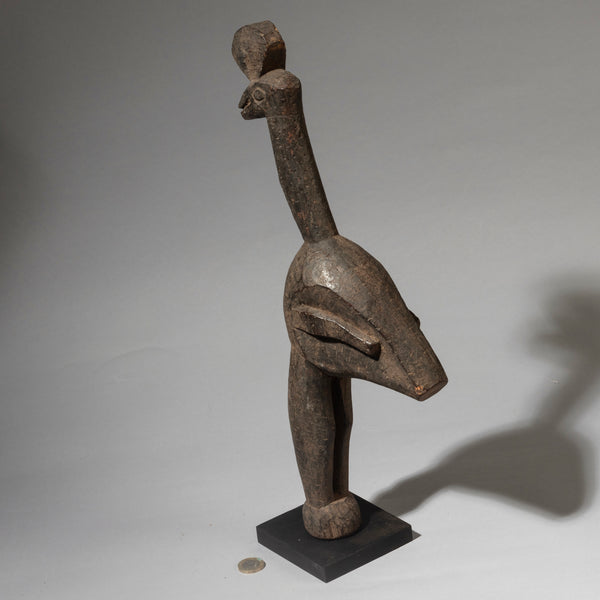 A TALL CUBIST BIRD NATURE SPIRIT FROM THE LOBI PEOPLE OF BURKINA FASO ( No 4534)