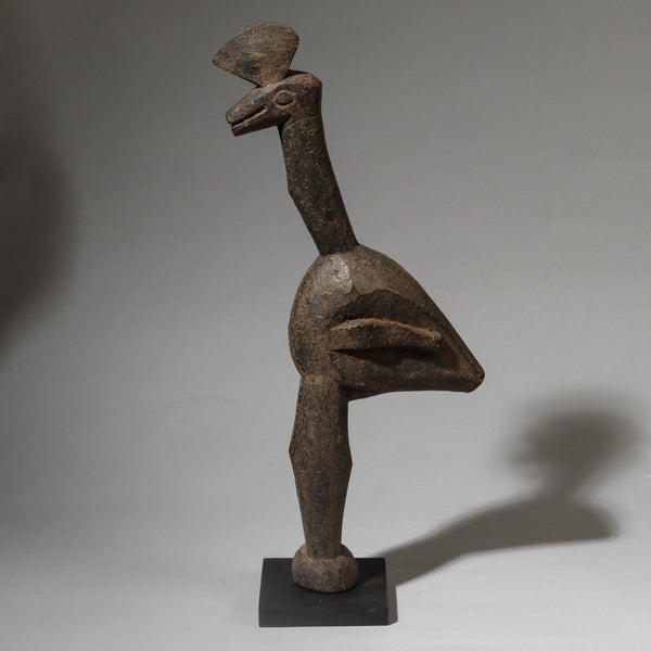 A TALL CUBIST BIRD NATURE SPIRIT FROM THE LOBI PEOPLE OF BURKINA FASO ( No 4534)