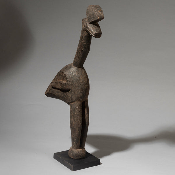 A TALL CUBIST BIRD NATURE SPIRIT FROM THE LOBI PEOPLE OF BURKINA FASO ( No 4534)