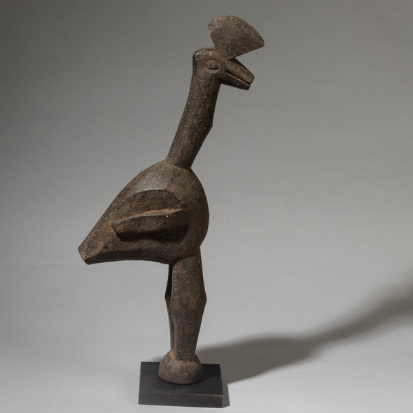 A TALL CUBIST BIRD NATURE SPIRIT FROM THE LOBI PEOPLE OF BURKINA FASO ( No 4534)