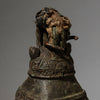 AN OUTSTANDING DIVINATION BELL FROM YORUBA TRIBE OF NIGERIA( No 4513 )