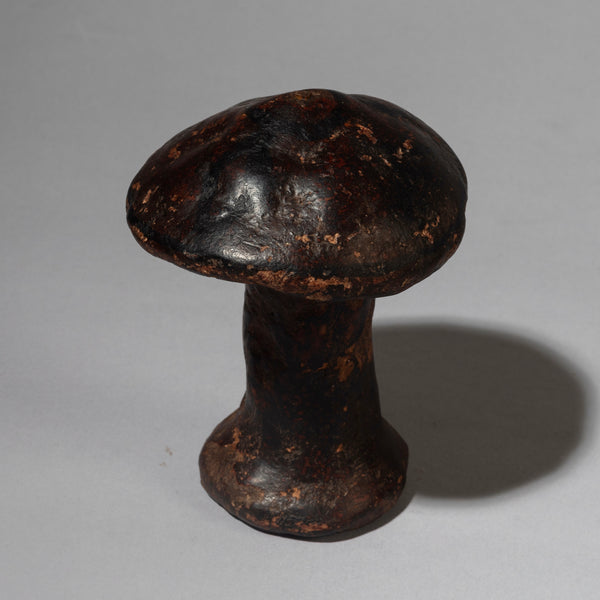 A CLAY MUSHROOM FETISH FROM THE PARE TRIBE OF TANZANIA EAST AFRICA( No 4484 )