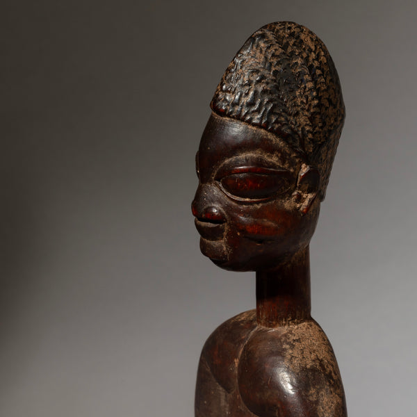 A FINE GLOSSY IBEJI  YORUBA TRIBE OF NIGERIA ( No 4494 )