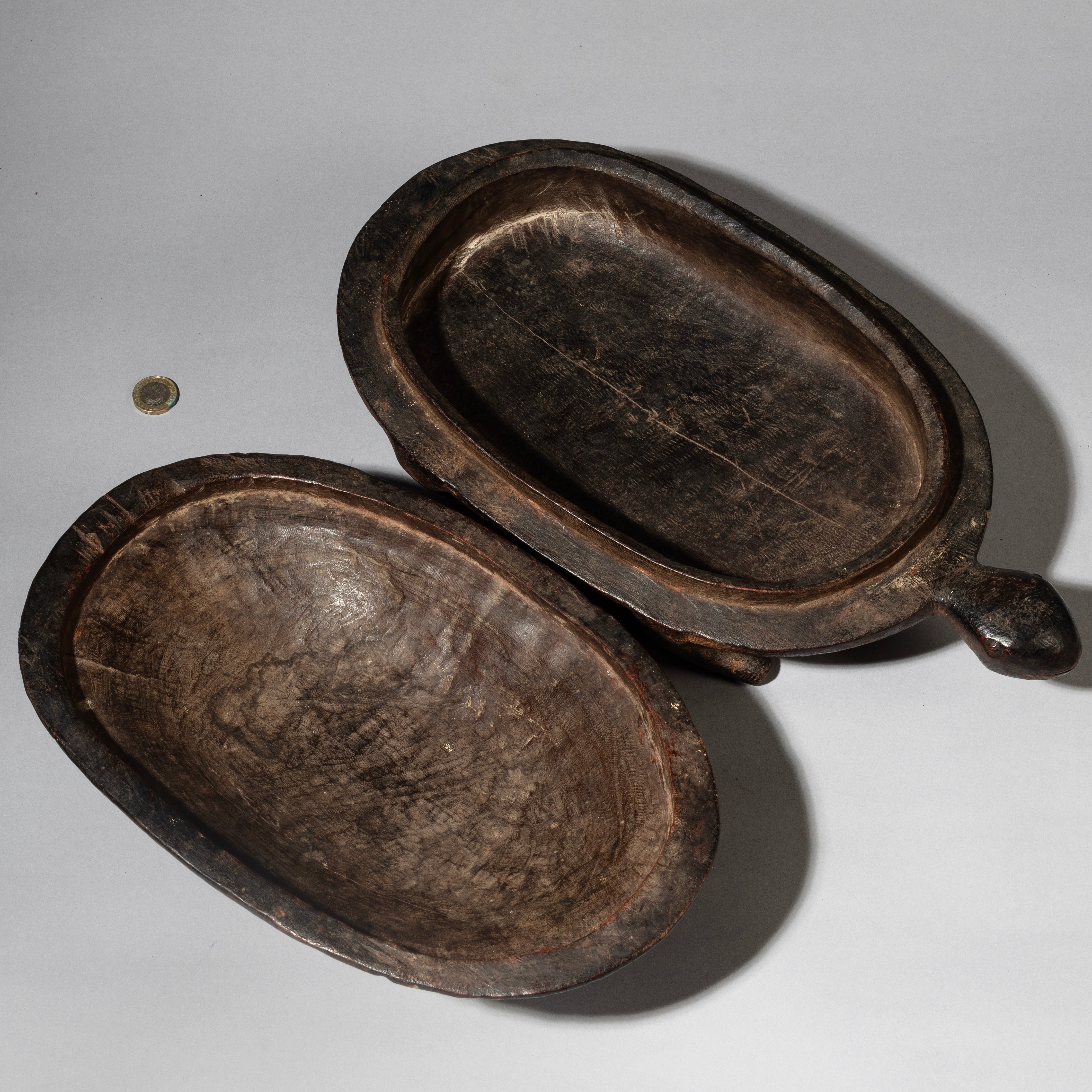 A FINE TURTLE FOOD BOWL FROM LOZI TRIBE ZAMBIA( No 4538 )