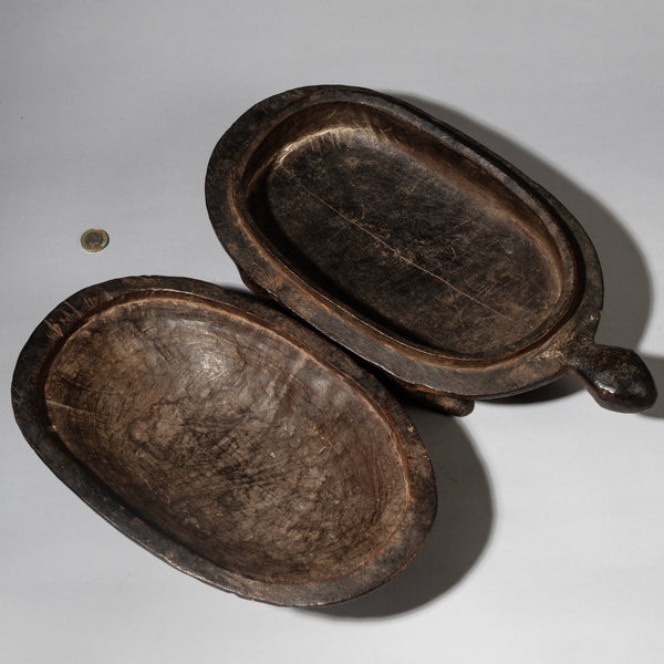 A FINE TURTLE FOOD BOWL FROM LOZI TRIBE ZAMBIA( No 4538 )