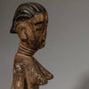 AN ATTRACTIVE  SEATED FIGURE  FROM EWE TRIBE, GHANA ( No 4510 )