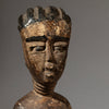AN ATTRACTIVE  SEATED FIGURE  FROM EWE TRIBE, GHANA ( No 4510 )