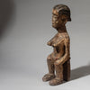 AN ATTRACTIVE  SEATED FIGURE  FROM EWE TRIBE, GHANA ( No 4510 )