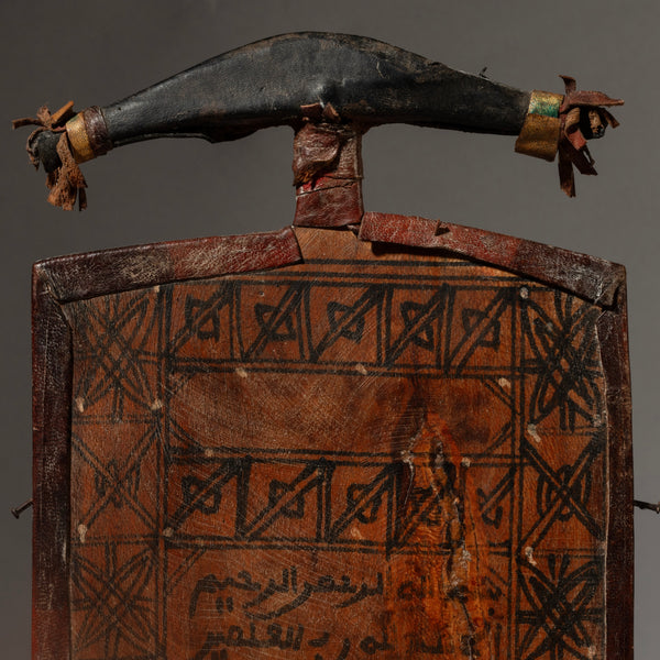 A NEAT MAGIC SQUARE WRITING BOARD FROM HAUSA TRIBE NIGERIA ( No 4470 )