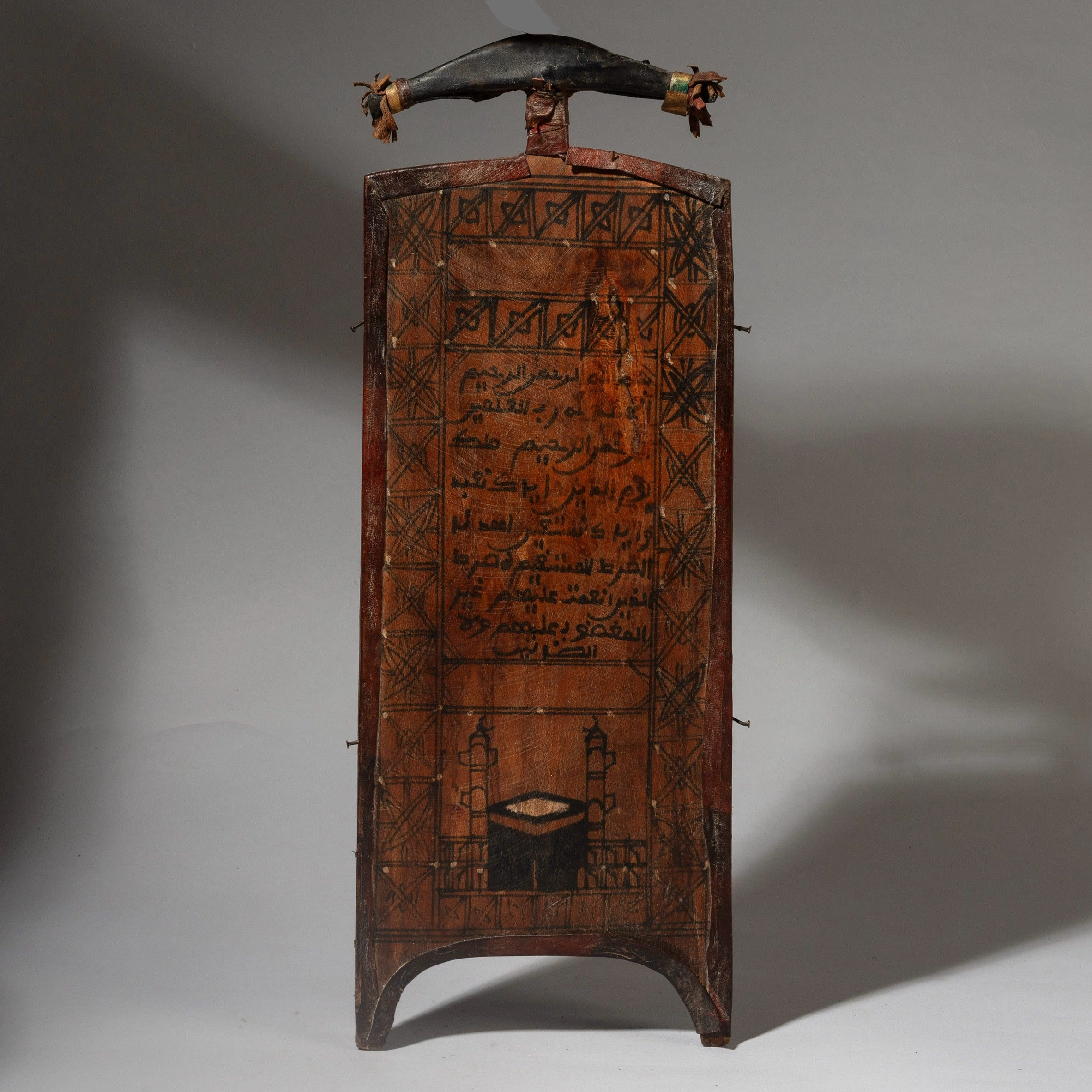 A NEAT MAGIC SQUARE WRITING BOARD FROM HAUSA TRIBE NIGERIA ( No 4470 )