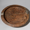 A FINE AND RARE ROUND WOODEN BOWL / DISH, TUTSI TRIBE RWANDA ( No 4540 )
