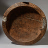 A FINE AND RARE ROUND WOODEN BOWL / DISH, TUTSI TRIBE RWANDA ( No 4540 )