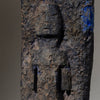 A RARE BLUE PIGMENT PLAQUE FETISH, EWE TRIBE GHANA  ( No 4524 )