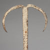A PIGMENT ENCRUSTED IRON CRESCENT MOON FETISH FROM THE EWE TRIBE OF GHANA W.AFRICA( No 4503  )