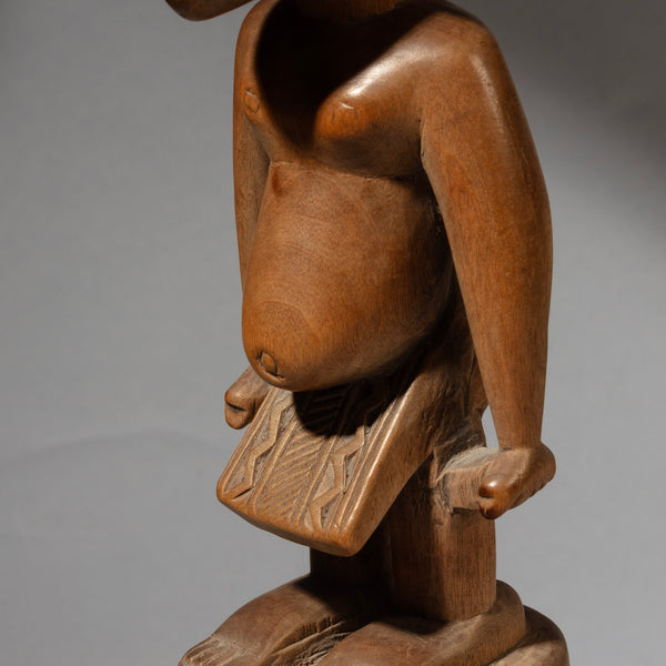 A FINE OLD  IBEJI, EX UK COLL. YORUBA TRIBE OF NIGERIA ( No 4535 )