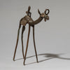 A LARGE BRONZE CAMEL , FON TRIBE OF BENIN ( No 4493 )