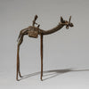 A LARGE BRONZE CAMEL , FON TRIBE OF BENIN ( No 4493 )